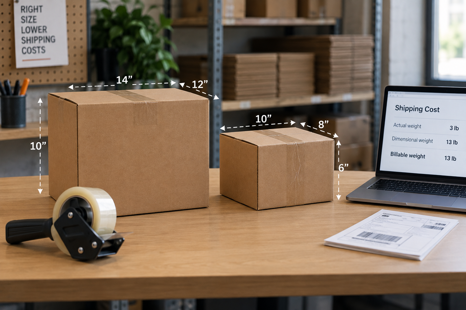 Why Your Box Size Decides Your Shipping Bill