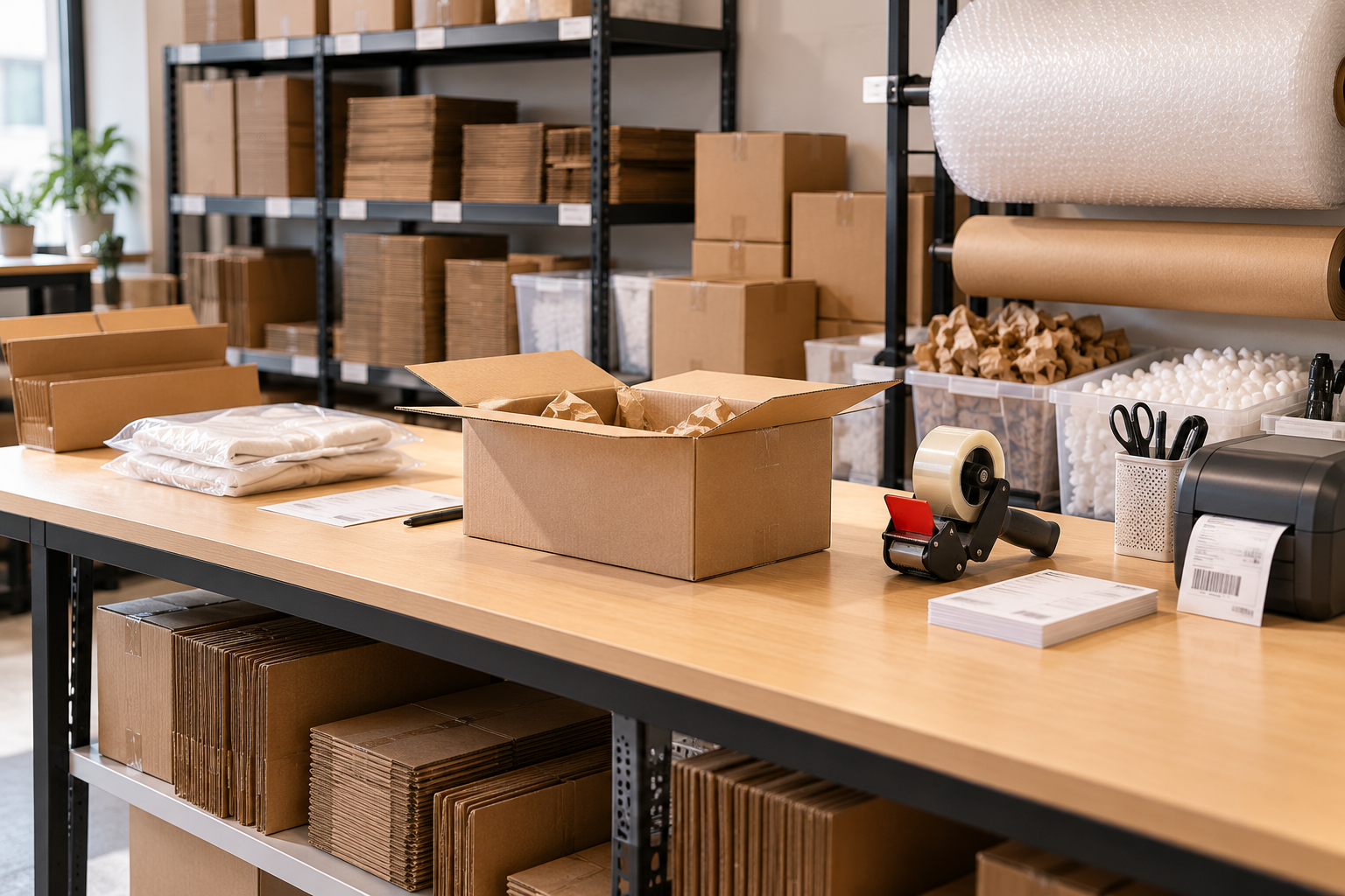Setting Up a Packing Station That Doesn't Slow Your Business Down